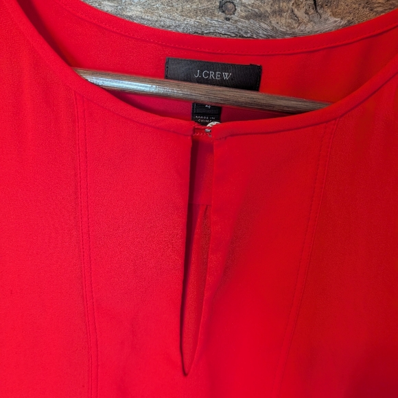 J. Crew Drapey Keyhole Blouse - Picture 3 of 7